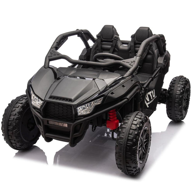 BreeBe 24V Two-seater Kids Ride On UTV Black 3
