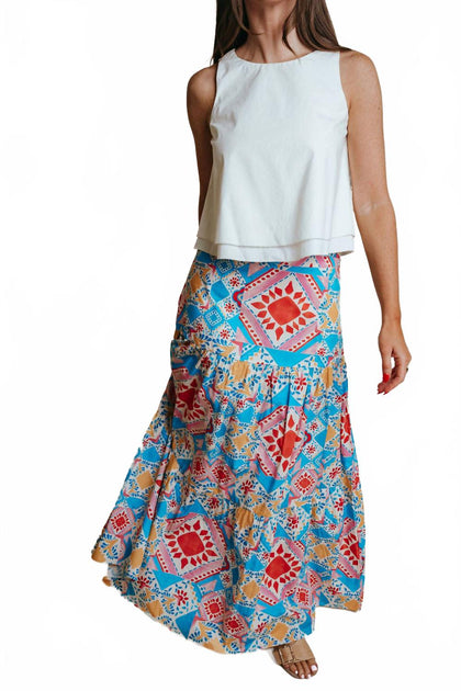 LAROQUE Sunday Maxi Skirt Blue Large 2