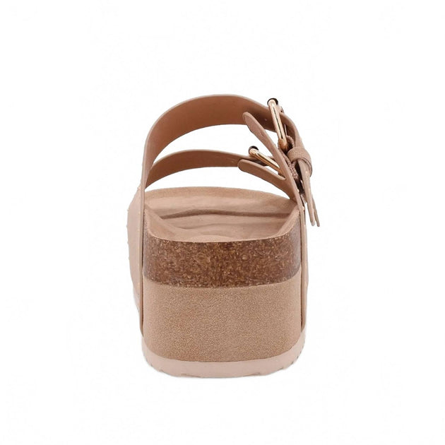 Mia Brookie Flatform Sandal Beige US 9 4