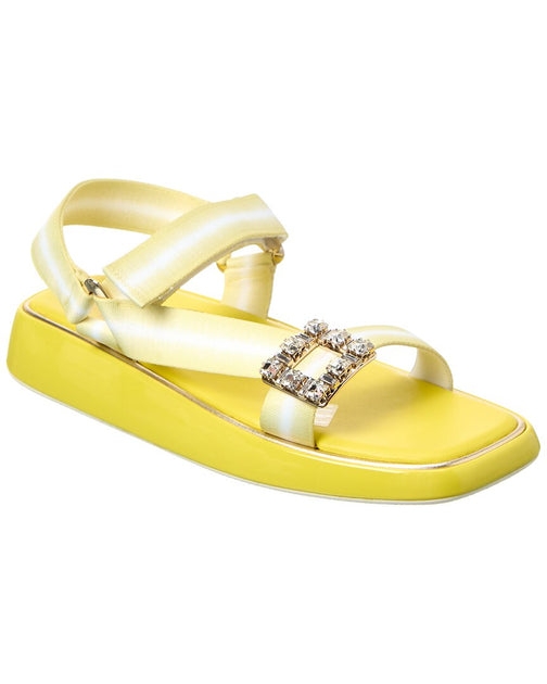 Roger Vivier Trekky Sandal Yellow EU 36 2