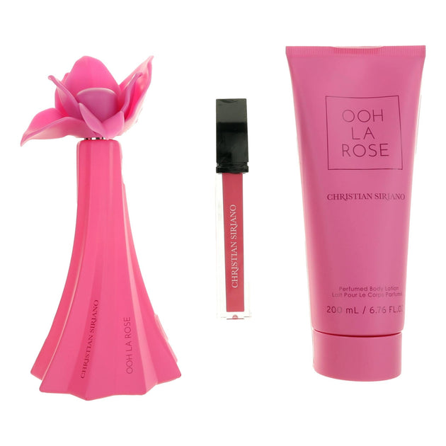 Christian Siriano Ooh La Rose 3 Piece Gift Set Multi One Size 2
