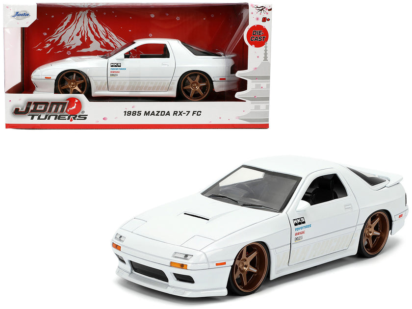 Jada 1985 Mazda RX-7 Weiß 1/24 Modellauto 2