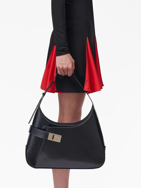 バッグ Ferragamo Gancini Hobo Shoulder Bag 3091 23d3a2cc333c4e3ea2e9aace75f177