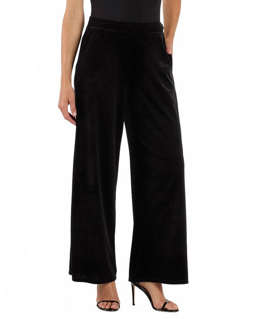 Jude Connally Nicolette Stretch Velvet Pant Black Medium 2