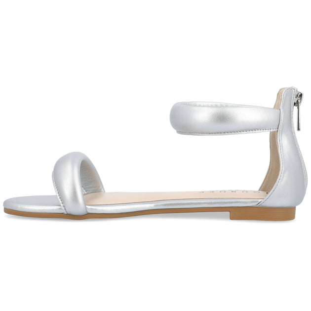Journee Collection Peytonn Sandal Silver US 5.5 3