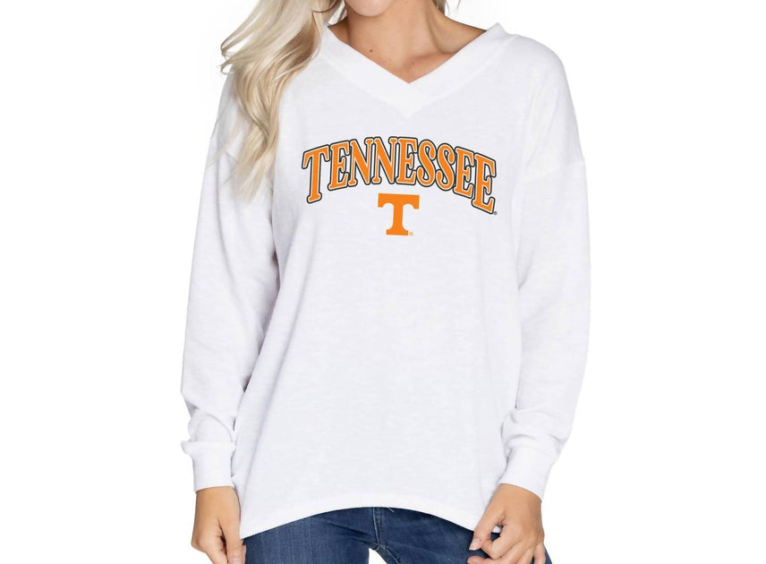 Flying Colors Apparel Bailey V-Ausschnitt Tunika Weiß Medium 2