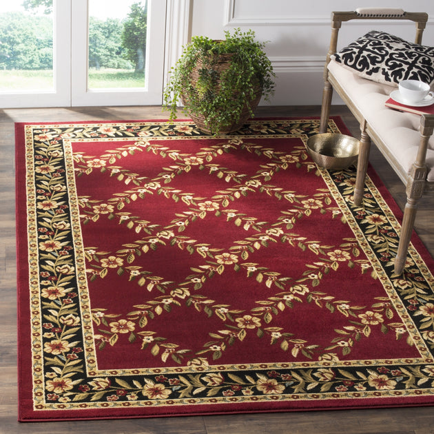 Safavieh Lyndhurst Area Rug Red/Black 2