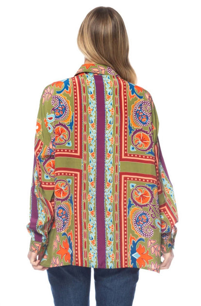 Tolani Kennedy Shirt Multi Large 3
