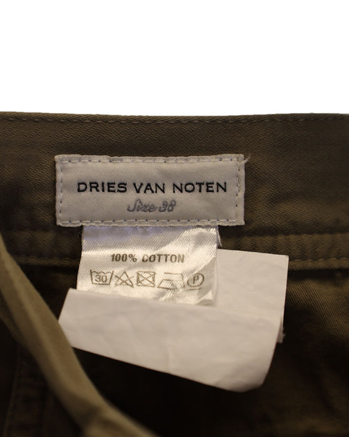 Dries Van Noten Straight Leg Pants Brown Small 4
