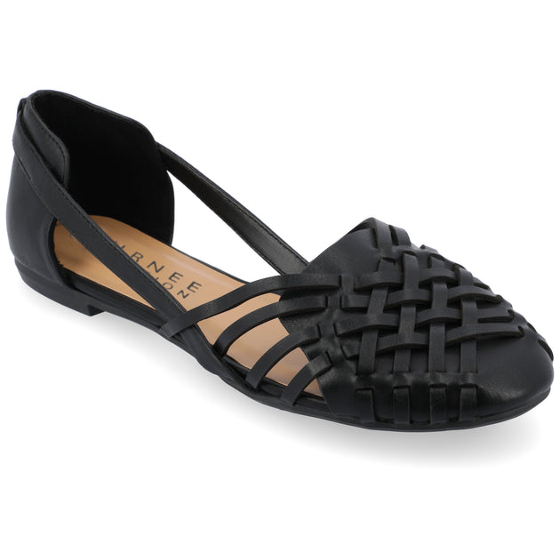Journee Collection Ekko Flat Sandals Green US 6.5 2