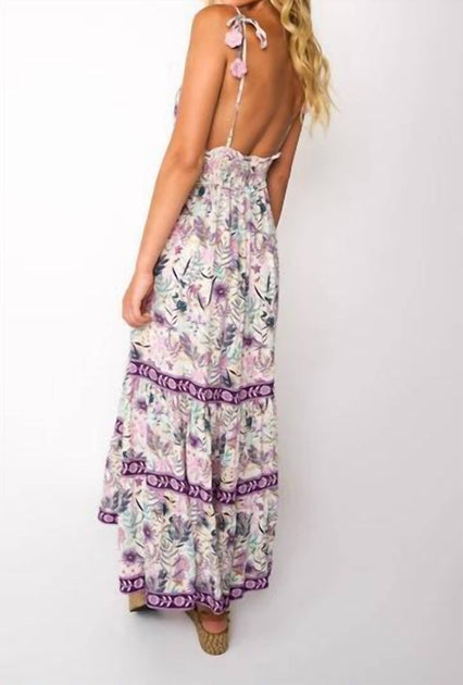 Z & L Meadow Maxi Dress Multi Large 3
