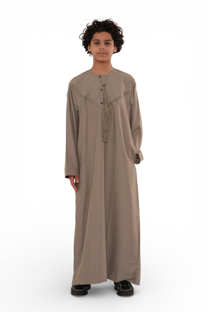 K-HM11 Thobe Garçon Beige 9 Ans 2