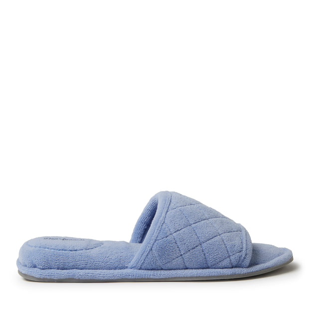 Dearfoams Beatrice Quilted Slide Slipper Multi Medium 4