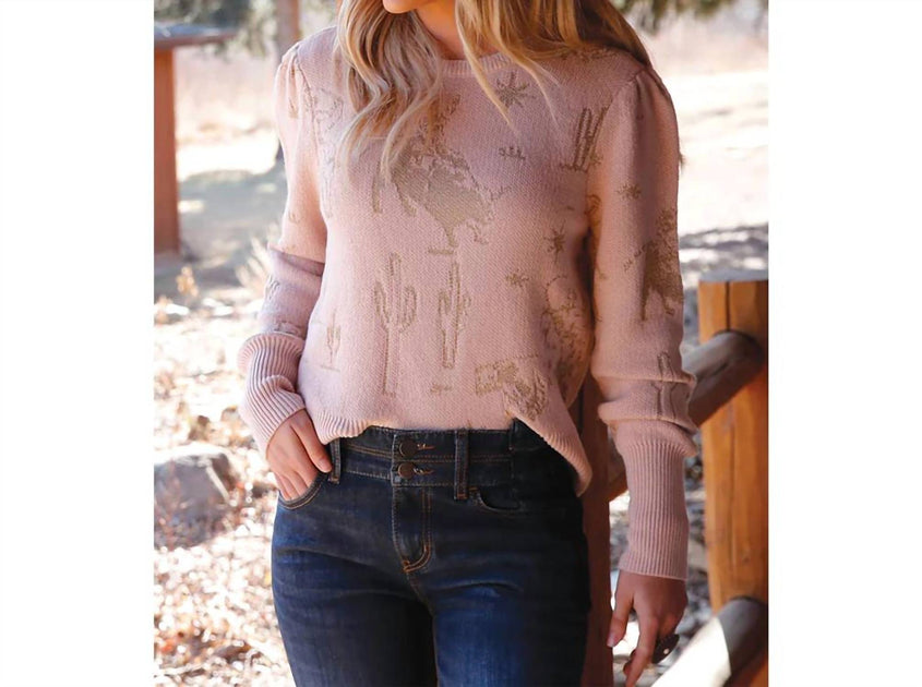 Cruel Girl Pullover Strickpullover mit langen Ärmeln Beige Small 2