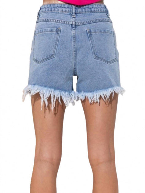 Blue B Remy Denim Short Blue Small 4