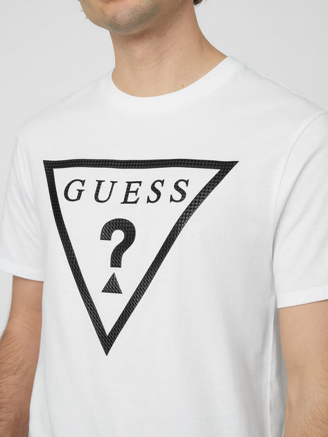 Guess Factory Erikk T-Shirt White Small 4