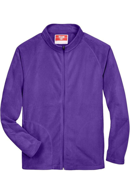 Team 365 Campus Microfleece Jacket Purple 4XLarge 2