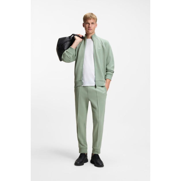 Boss Contrast-piping Sweatshirt Green Small 3