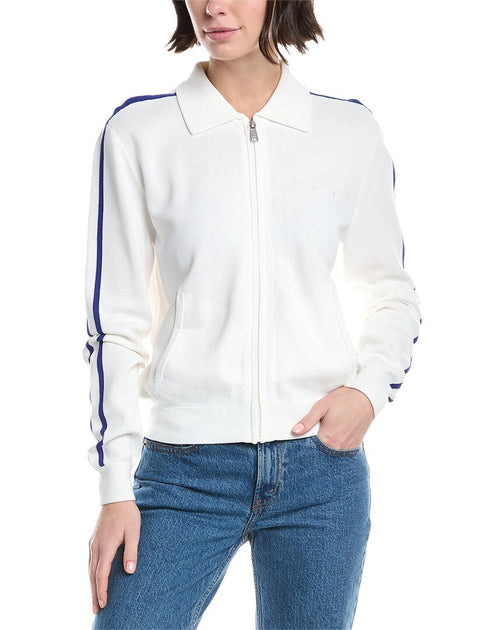 THE UPSIDE Carnaby Pari Veste en Maille Blanc Small 2