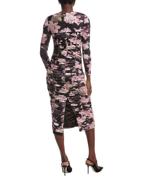 Anne Klein Printed Midi Dress Multicolor US 4 3