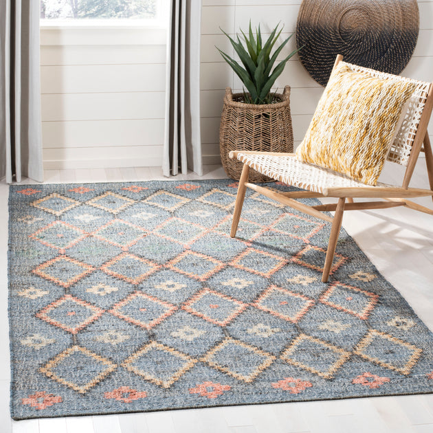 Safavieh Kilim KLM753 Area Rug Charcoal/Gold 2