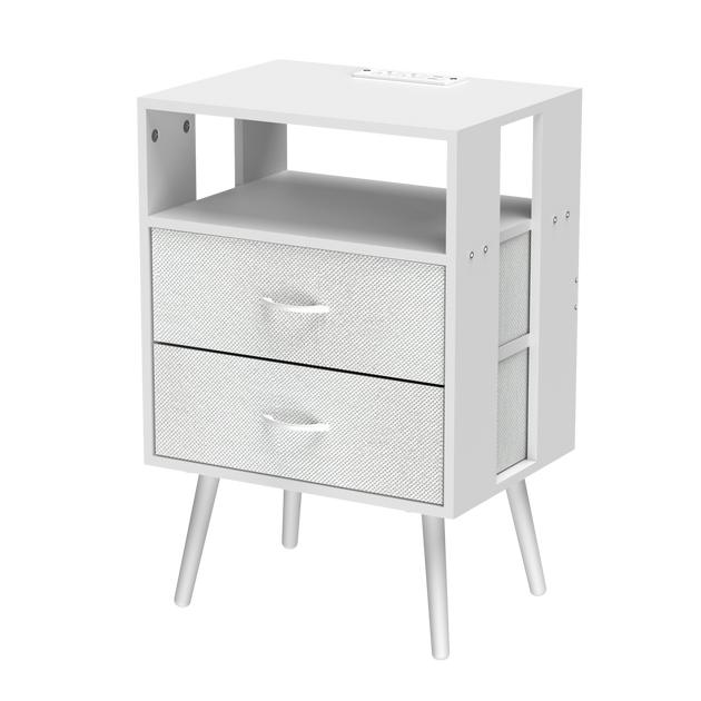 Streamdale Charging Nightstand Black 4