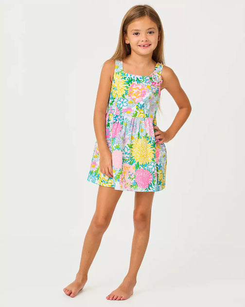 Lilly Pulitzer Mädchen Bellefleur Kleid Multi US 7 2