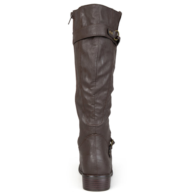 Journee Collection Harley Riding Boot Grey US 7.5 4