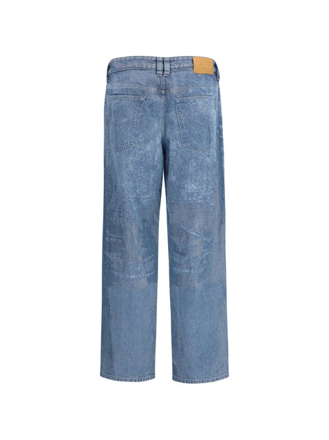 Diesel Straight-Leg Denim Jeans Blau 32 3