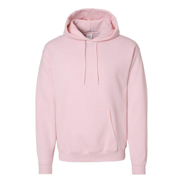 Hanes EcoSmart Hooded Sweatshirt Pink XXX-Large 2