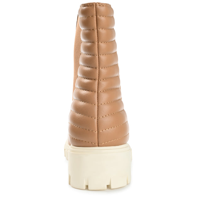 Journee Collection Tatiana Bootie Brown US 6 4