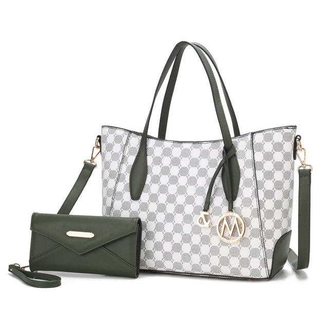 MKF Gianna Tote White Medium 2