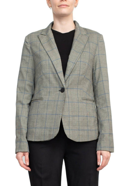 Premise Blazer Tricot Col Cran Gris US 2 2