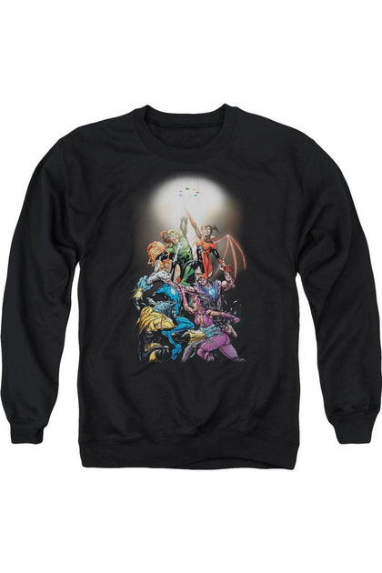 Gildan Green Lantern Gl New Guardians #1 Crewneck Sweatshirt Black Small 2