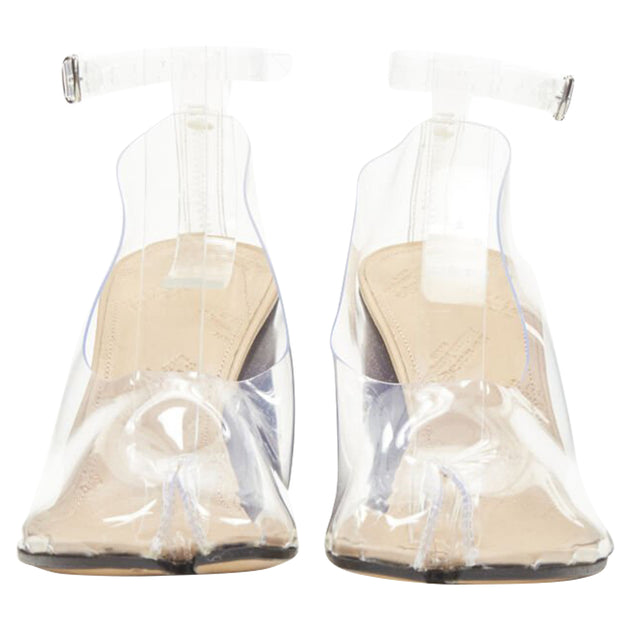 Maison Margiela Tabi Pump Clear White EU 36 4