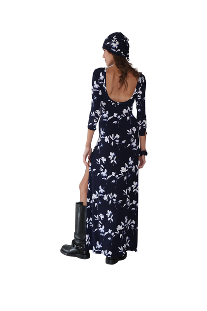 Hawa Made From Love Maha Maxi Dress Blue One Size 4