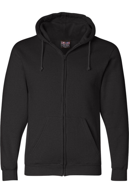 Bayside Kapuzenpullover mit Reißverschluss Schwarz 4XLarge 2