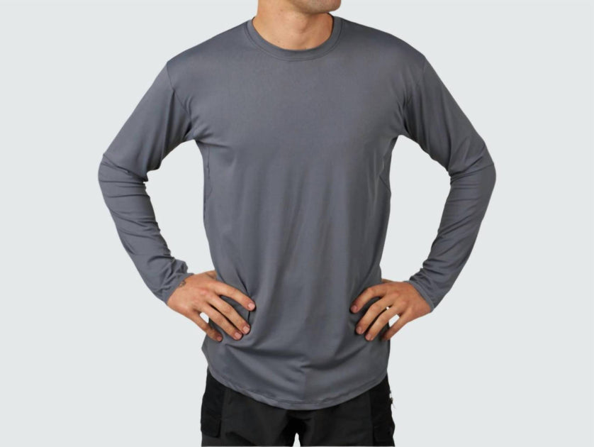 BlackStrap Brackish Crew Long Sleeve Sun Shirt Grey XXL 2