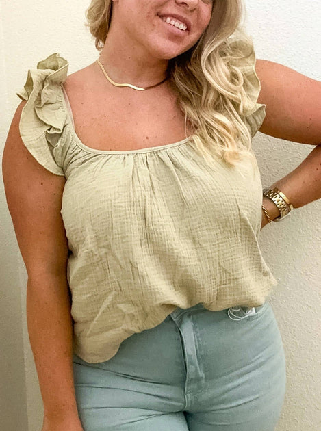 MABLE Layken Blouse Yellow Medium 4