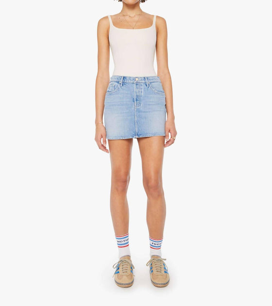 Mother Vagabond Mini Skirt Blue 26 3