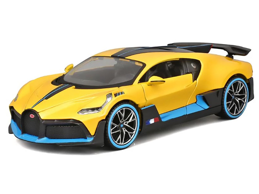 Maisto Bugatti Divo Diecast Model Car Yellow 1/24 3