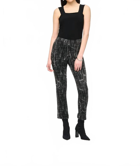 Joseph Ribkoff Jacquard Knit Abstract Pant Multi US 6 4