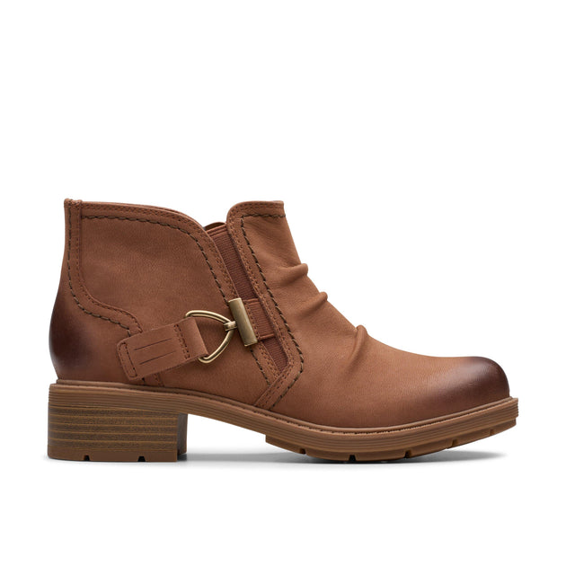 Clarks Hearth Clara Ankle Boot Brown US 12 2