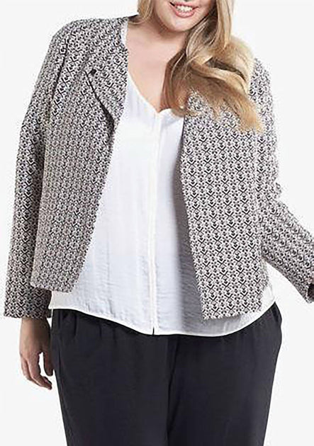 Tart Collections Aviana Plus Jacket Grey 4X 2