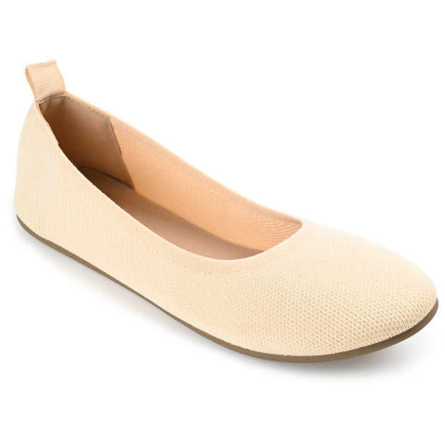 Journee Collection Jersie Flat Beige US 9.5 2