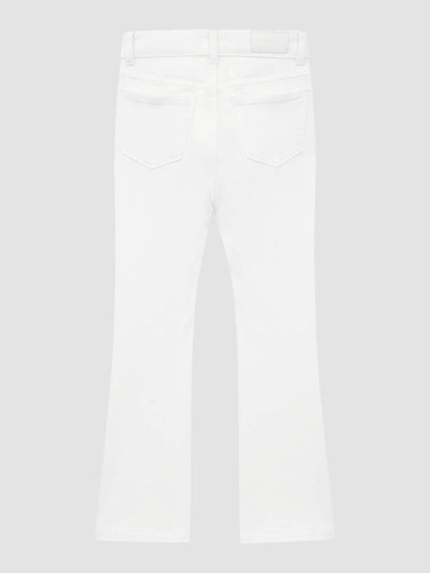 DL1961 Kids Claire High Rise Bootcut Jeans White US 14 4
