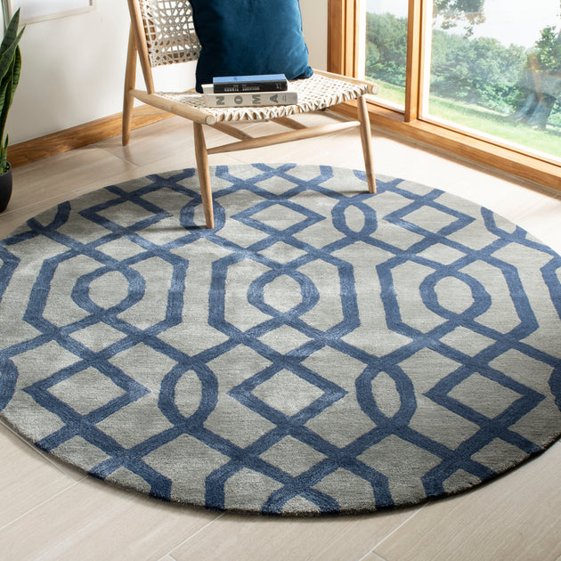 Safavieh Soho Area Rug Grey Dark Blue 4