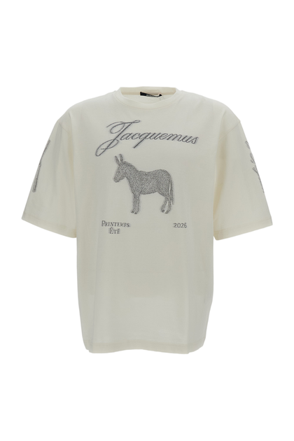 Jacquemus Le Tshirt Ane T-Shirt Off-White Small 2