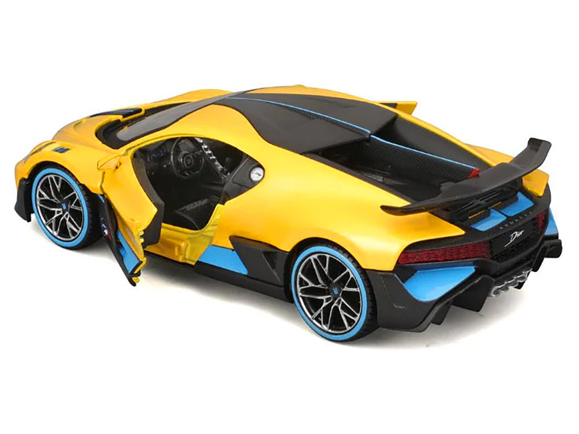Maisto Bugatti Divo Diecast Model Car Yellow 1/24 4