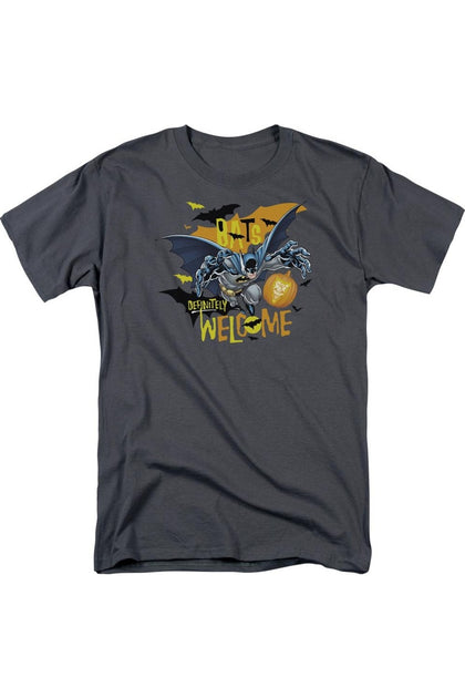 Gildan Batman Bats Welcome T-Shirt Grey Large 2